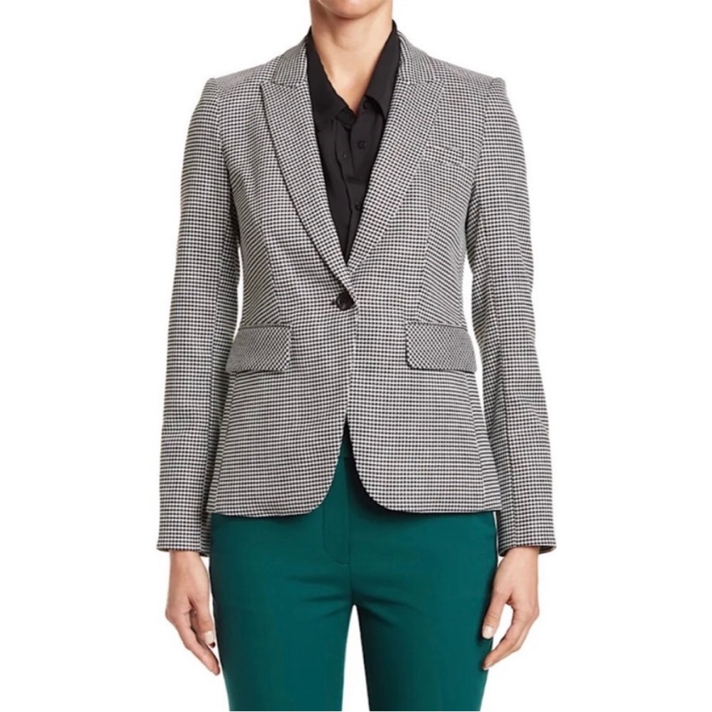NWT Veronica Beard Cutaway Dickey Blazer
In Black Multi houndstooth Size 2